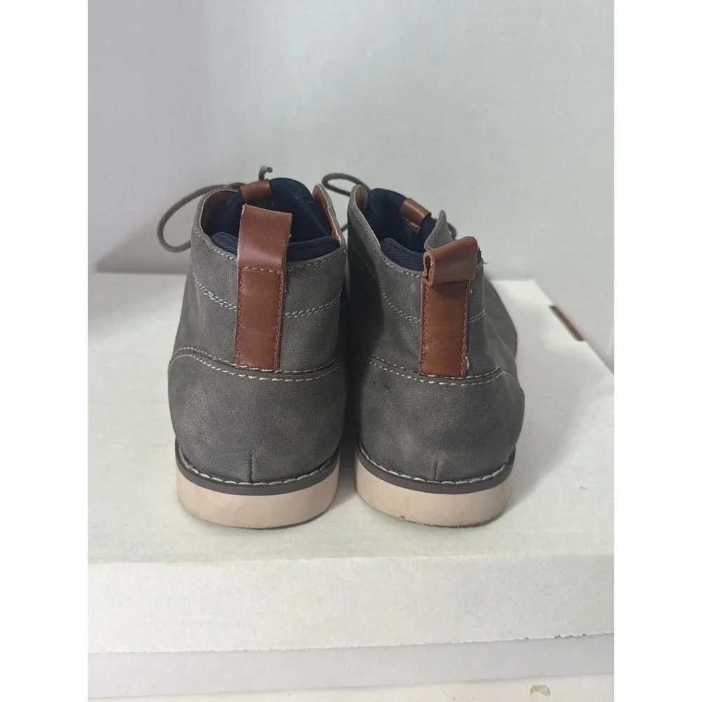 Sonoma Goods for Life Mens 13 Javie Grey Chukka Desert Boots Ortholite Lining
